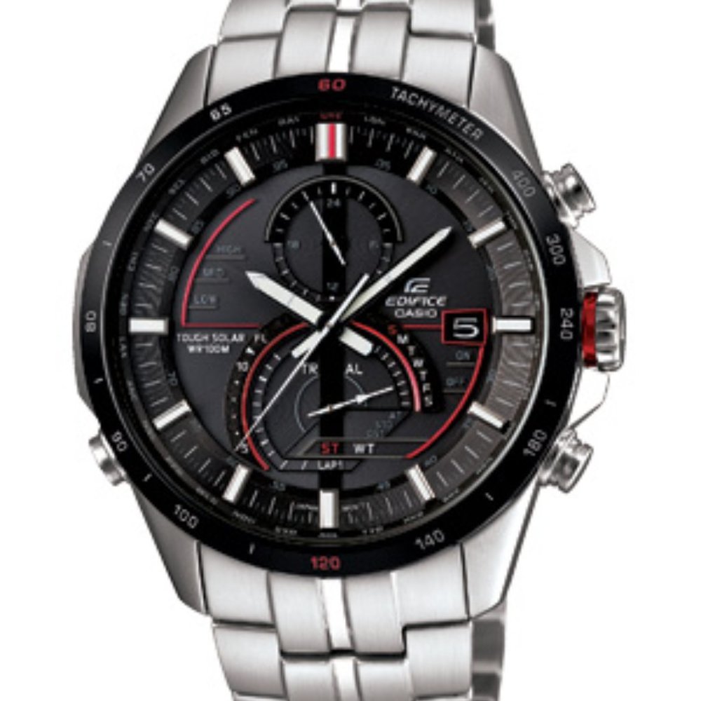 Casio Edifice Ref. Eqs-A500 Solar Black Dial